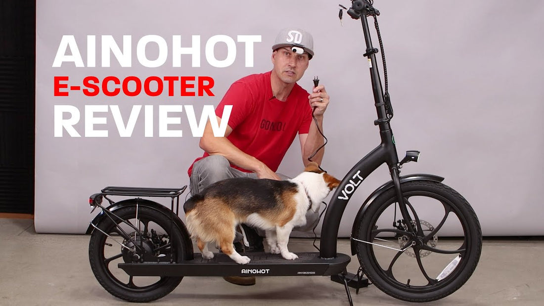 Ainohot Volt Electric Scooter Review: Unboxing, Setup & Ride Test (by  DIWHY.LIFE)