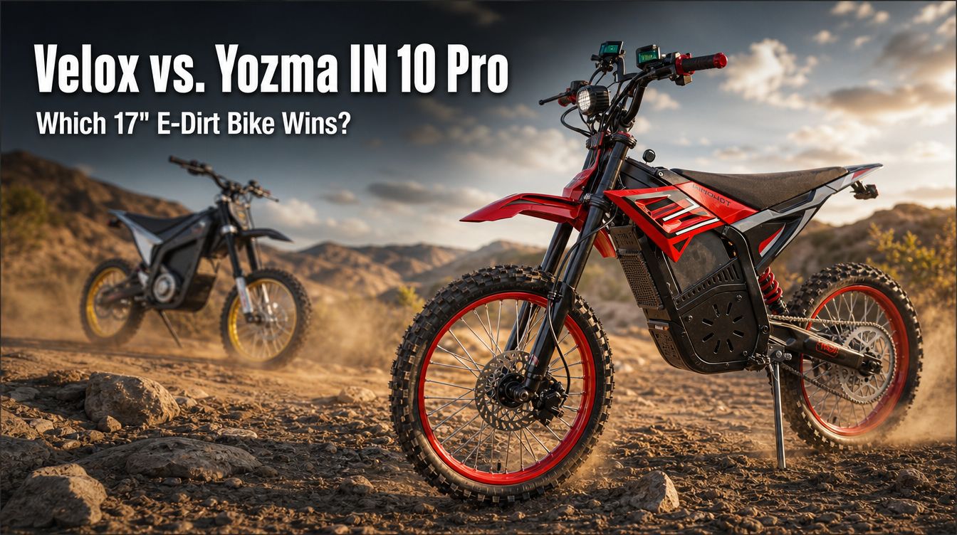 Ainohot Velox vs. Yozma IN 10 Pro: Best 17-Inch Wheel Electric Dirt Bike Under $1,000