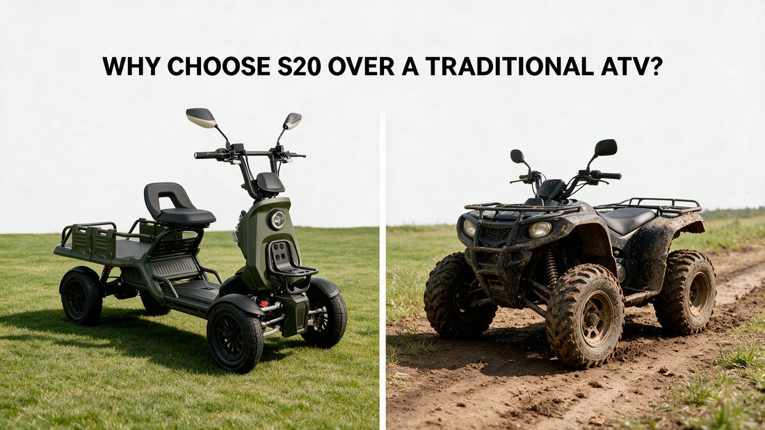 Why a 4-Wheel Electric E-Bike is the Ultimate Legal & Easy-to-Drive ATV Alternative