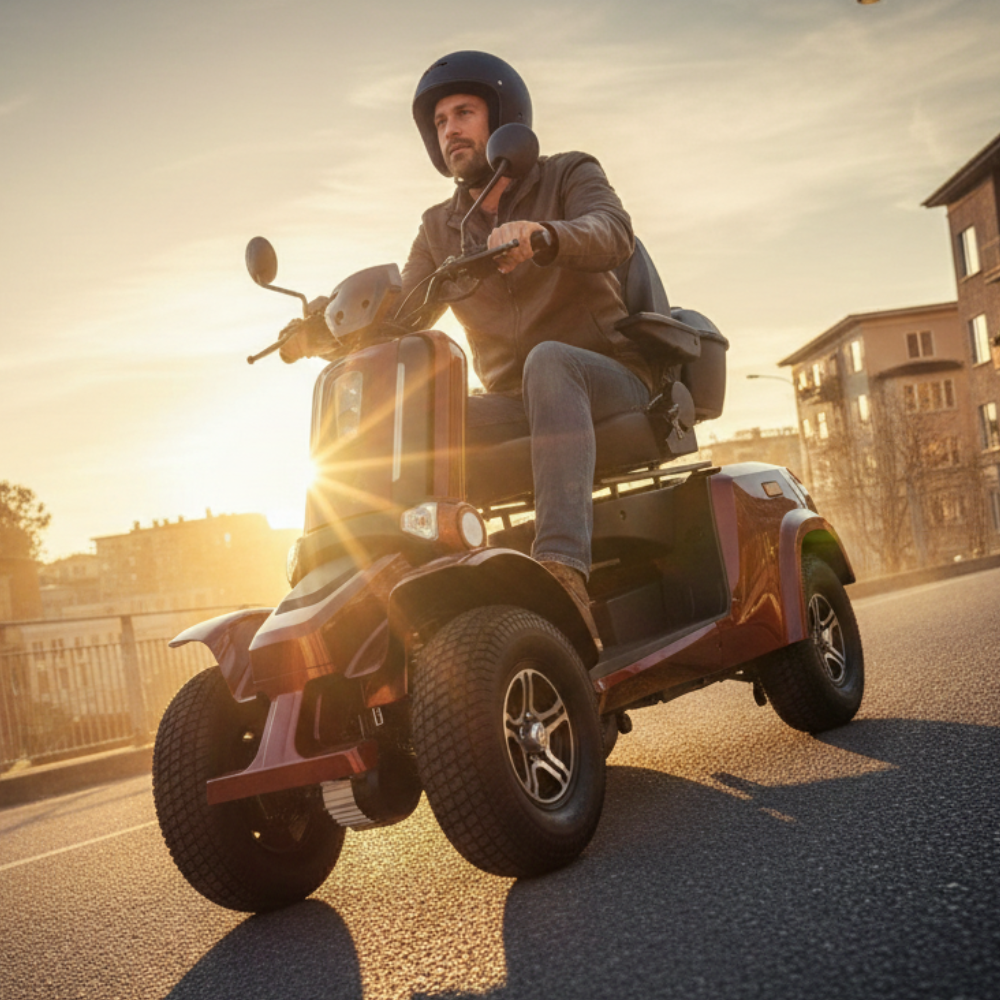 AINOHOT ebike 4wheel HS4W E4 red 1