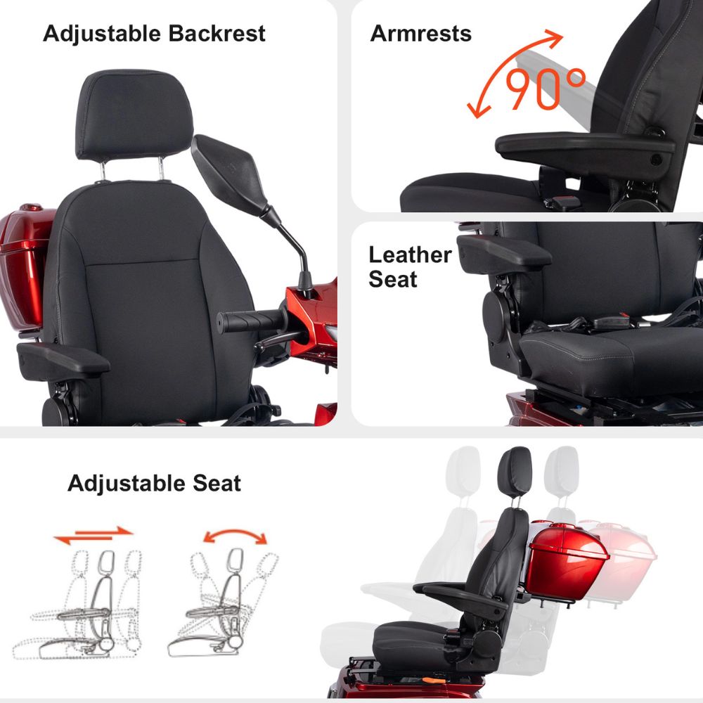 AINOHOT ebike HS4W A1R red gallery 3