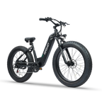 Black electric bike with 'Aimotot' branding on a white background