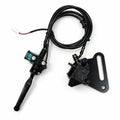 Left Velox brake components