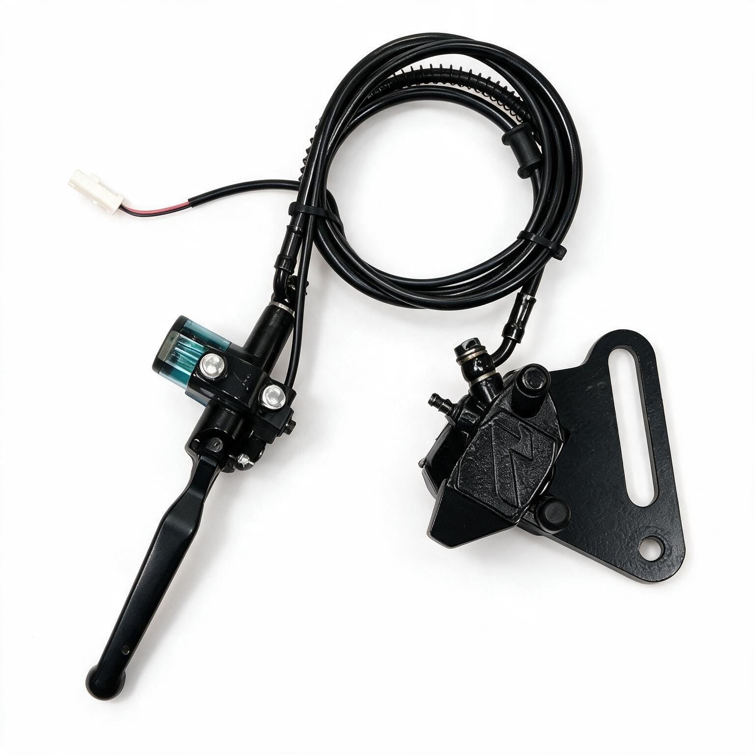 Left Velox brake components