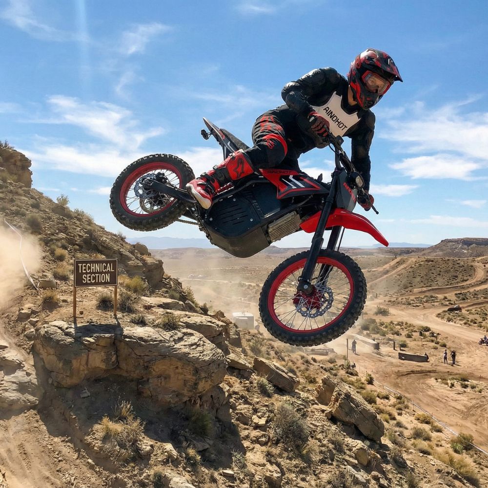 ainohot dirt ebike velox red product 3