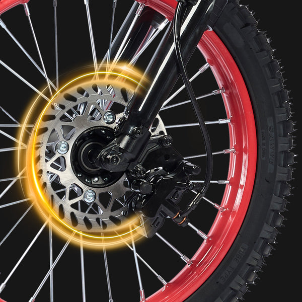ainohot velox dirt ebike disc brake
