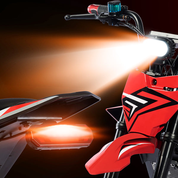 ainohot velox dirt ebike front tail light
