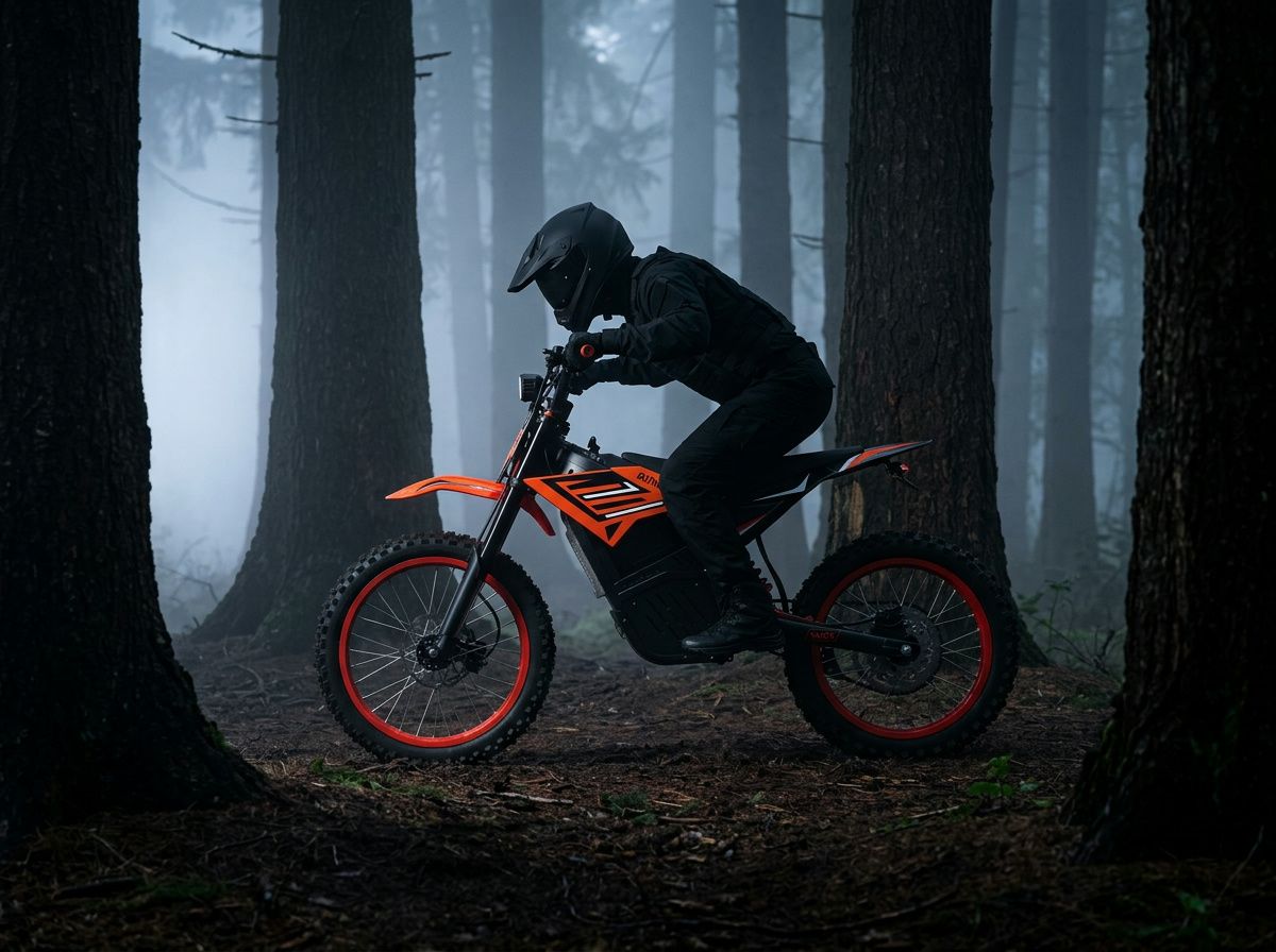 feel 02 Velox DirtBike Gliding Forest