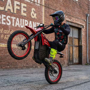 Ainohot Velox 17 Inch Wheel E-Dirt Bike Red Off-Road
